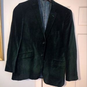 Velvet sports coat